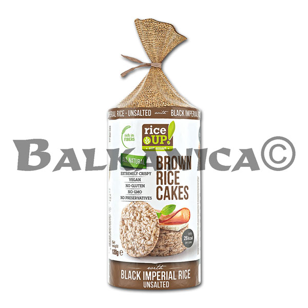 120 GR TORTITAS DE ARROZ INTEGRAL RICE UP 120 GR TORTITAS DE ARROZ INTEGRAL RICE UP