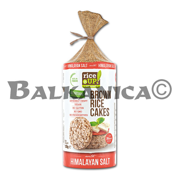 120 GR TORTITAS DE ARROZ CON SAL DEL HIMALAYA RICE UP 120 GR TORTITAS DE ARROZ CON SAL DEL HIMALAYA RICE UP