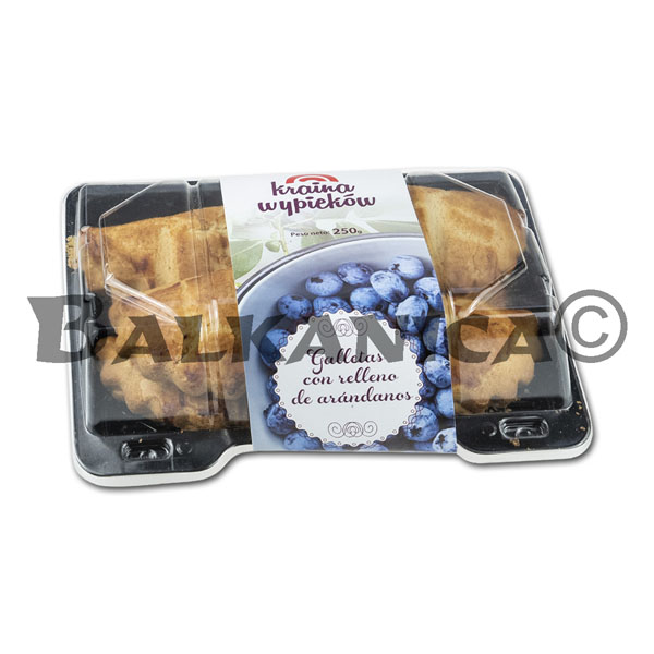 250 G GALLETAS CON MERMELADA DE ARANDANOS KRAINA WYPIEKOW 250 G GALLETAS CON MERMELADA DE ARANDANOS KRAINA WYPIEKOW