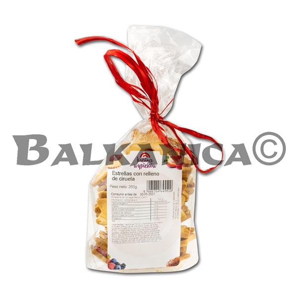 250 G GALLETAS ESTRELLA CON MERMELADA DE CIRUELA KRAINA WYPIEKOW 250 G GALLETAS ESTRELLA CON MERMELADA DE CIRUELA KRAINA WYPIEKOW