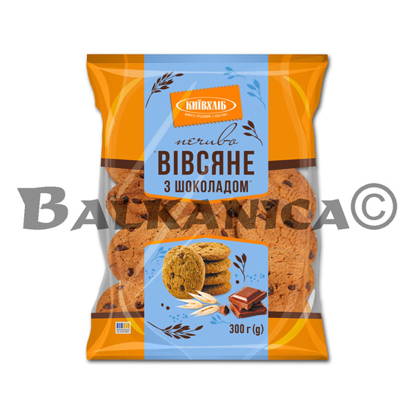 300 Г ПЕЧЕНЬЕ ОВСЯНОЕ С ШОКОЛАДОМ КИЕВХЛЕБ