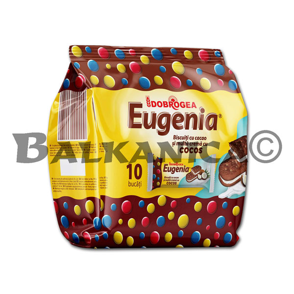 360 G GALLETAS CON CREMA DE CACAO Y COCO PACK FAMILIAR EUGENIA