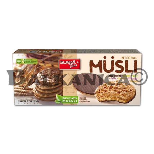 115 G BISKVITI S LENENO SEME I GLAZURA MUSLI INTEGRAL SWEET+