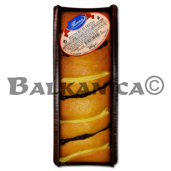 280 GR BIZCOCHO DE FRUTAS TANYA 280 GR BIZCOCHO DE FRUTAS TANYA