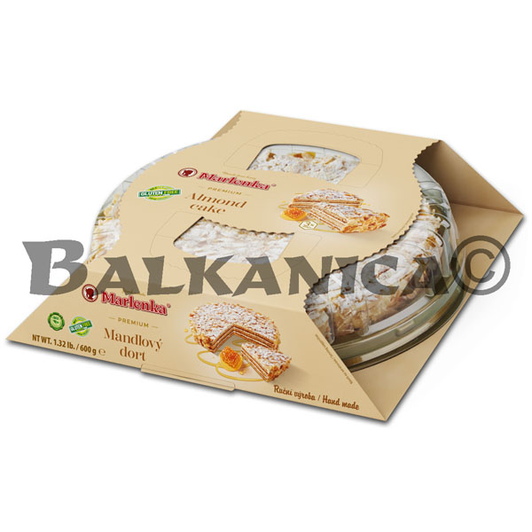 600 G ALMOND HONEY CAKE WITHOUT GLUTEN MARLENKA