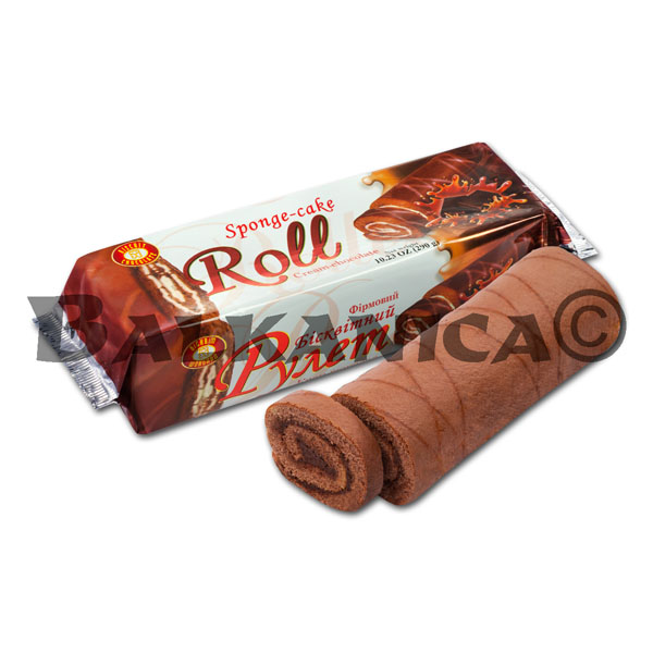 290 G ROLLO DE BIZCOCHO CREMA CHOCOLATE FIRMENNY BISCUIT CHOCOLATE