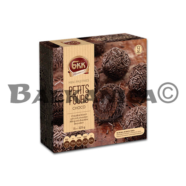225 G PASTRIES PETIT FOURS CHOCO BKK 225 G PASTRIES PETIT FOURS CHOCO BKK