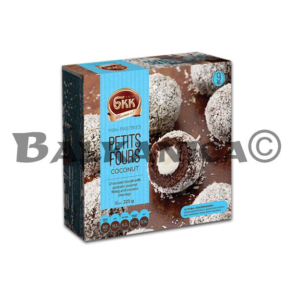225 G PASTRIES PETIT FOURS COCONUT BKK 225 G PASTRIES PETIT FOURS COCONUT BKK