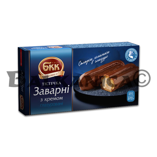 372 G ECLAIRS GLASEADOS RELLENOS DE CREMA BKK