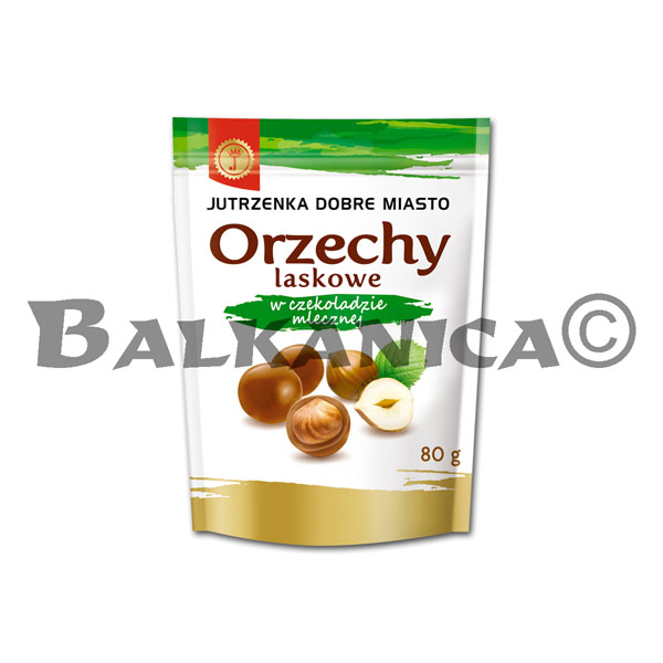 80 GR AVELLANAS EN CHOCOLATE JUTRZENKA DOBRE MIASTO 80 GR AVELLANAS EN CHOCOLATE JUTRZENKA DOBRE MIASTO