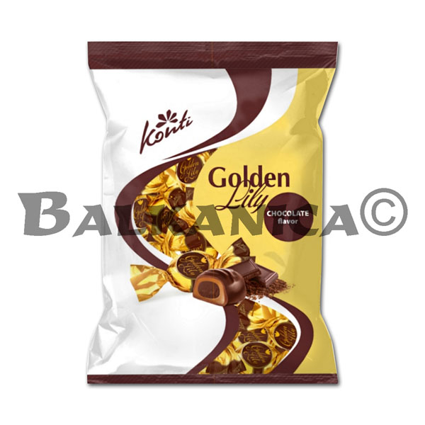 1 KG CARAMELOS DE CHOCOLATE GOLDEN LILY KONTI