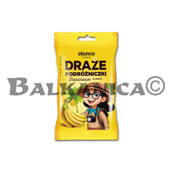 70 Г ДРАЖЕ СО ВКУСОМ БАНАНА СКАВА