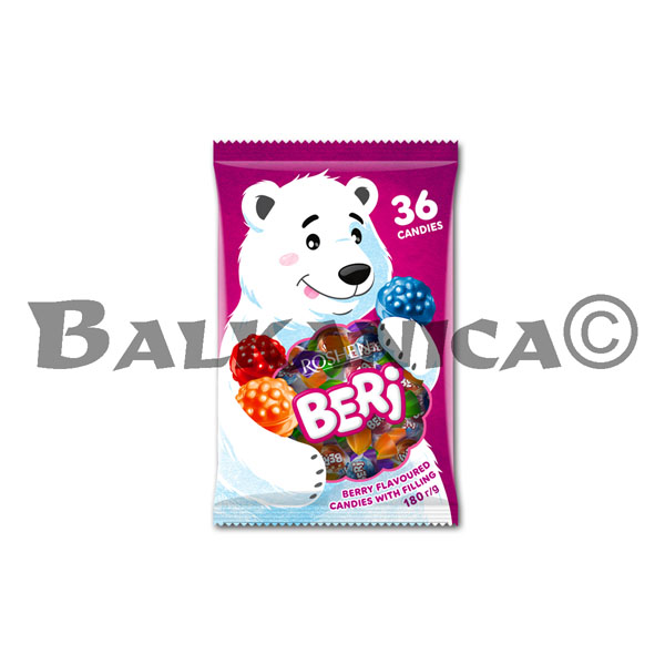 180 G CARAMELOS DUROS CON RELLENO BERI ROSHEN