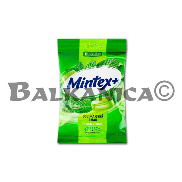 140 G CARAMELOS MENTA MINTEX+ ROSHEN