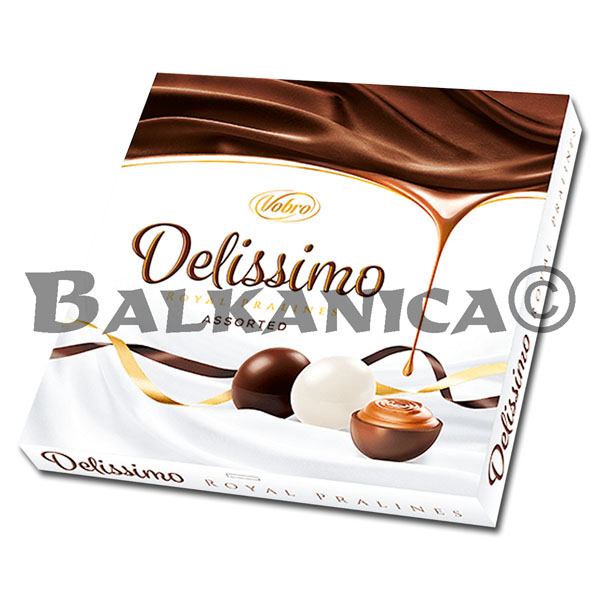 157 G PRALINES ASSORTED DELISSIMO VOBRO 157 G PRALINES ASSORTED DELISSIMO VOBRO