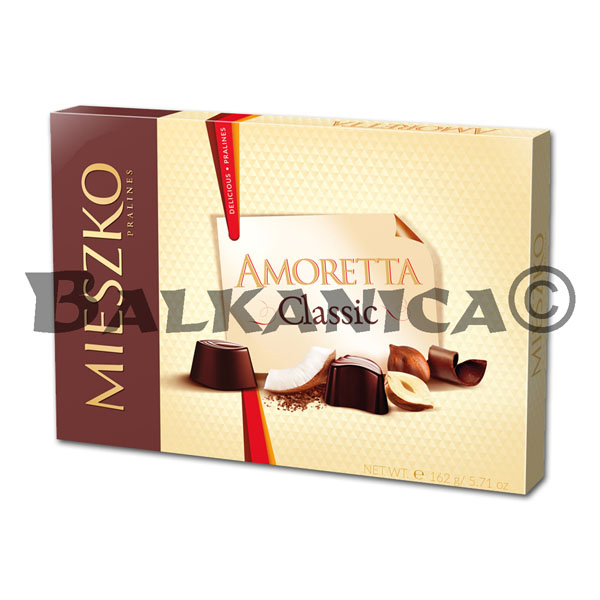 162 GR BOMBONES PRALINES AMORETTA CLASSIC MIESZKO 162 GR BOMBONES PRALINES AMORETTA CLASSIC MIESZKO