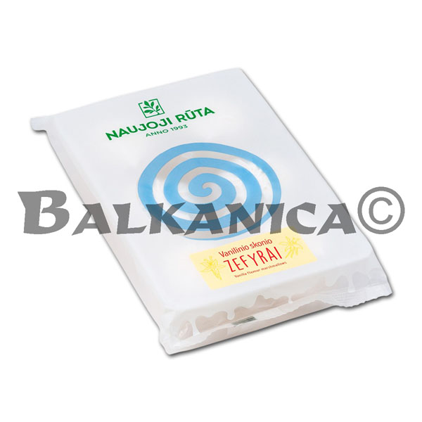 240 G ZEFIR VAINILLA NAUJOJI RUTA PERGALE 240 G ZEFIR VAINILLA NAUJOJI RUTA PERGALE