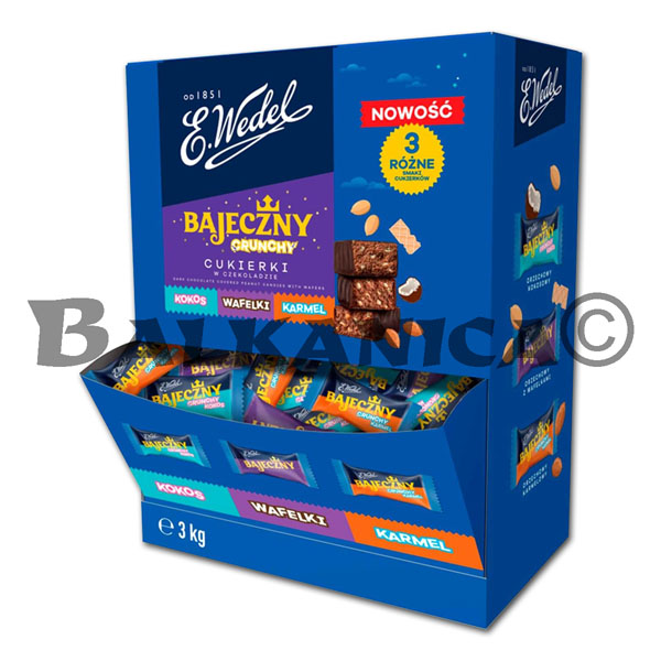 3 KG MIX BOMBONES DE COCO OBLEAS Y CARAMELO BAJECZNY WEDEL 3 KG MIX BOMBONES DE COCO OBLEAS Y CARAMELO BAJECZNY WEDEL