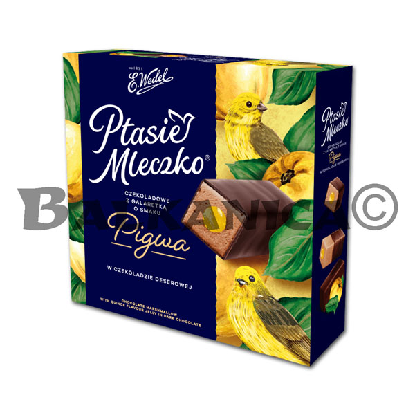 340 Г Г КОНФЕТЫ ПТИЧЬЕ МОЛОКО С АЙВОВЫМ ЖЕЛЕ ВЕДЕЛ