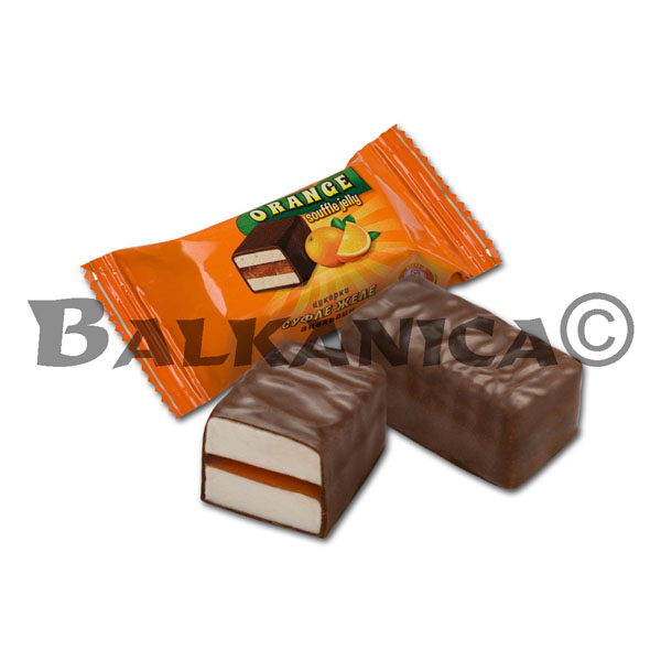600 G CARAMELOS DE SUFLE Y GELATINA DE NARANJA BISCUIT CHOCOLATE