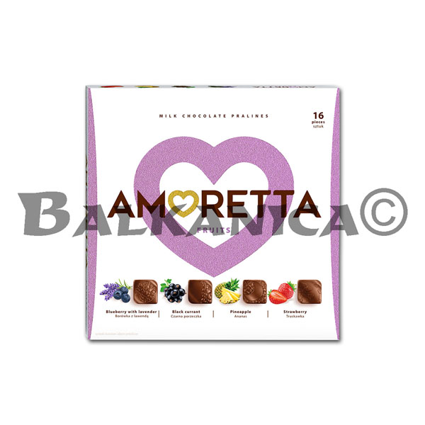 106 G BOMBONES PRALINES AMORETTA FRUTAS MIESZKO
