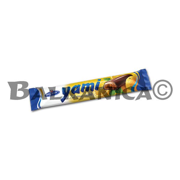 25 G BARRITA GELATINA DE NARANJA EN CHOCOLATE YAMI FIGARO