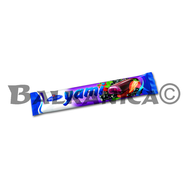 25 G BARRITA GELATINA DE FRUTAS DEL BOSQUE EN CHOCOLATE YAMI FIGARO