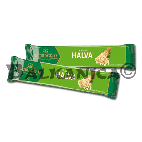 60 GR TURRON DE SESAMO DRUZHKOVSKAYA 60 GR TURRON DE SESAMO DRUZHKOVSKAYA