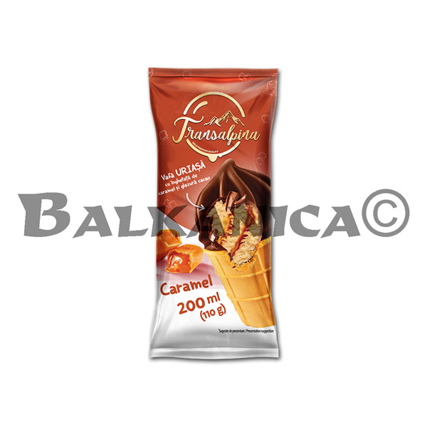 110 G HELADO DE GOFRE CON CARAMELO TRANSALPINA