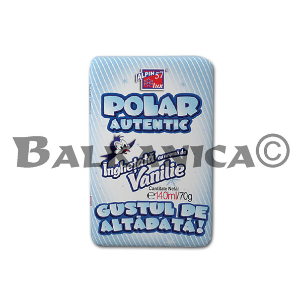 70 G HELADO POLAR AUTENTICO CON VAINILLA ALPIN 57