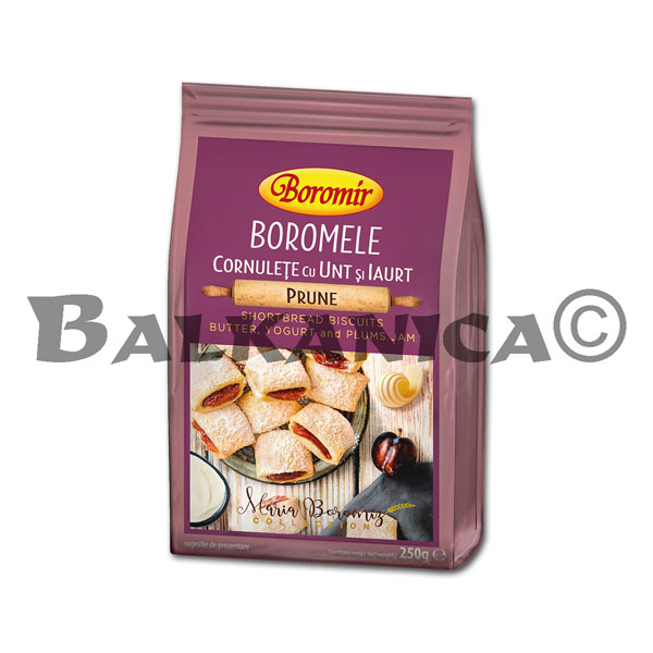 250 Г ПЕЧЕНЬЕ РОГАЛИКИ С СЛИВОЙ И МАСЛО БОРОМИР