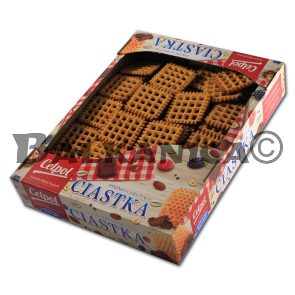 500 G GALLETAS REJA CON GLASEADO DE CACAO CELPOL