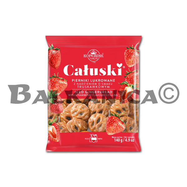 140 G TURTA DULCE GLAZURATA CU UMPLITURA DE CAPSUNI CALUSKI KOPERNIK TORUN