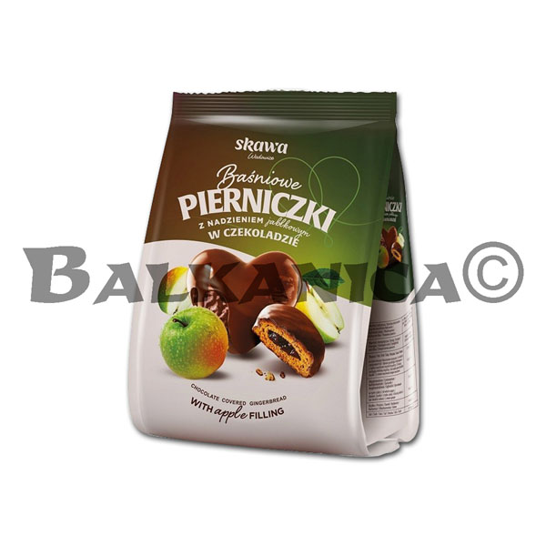 150 G PAINS D'EPICES BAIGNE EN CHOCOLAT FOURRE DE POMME SKAWA