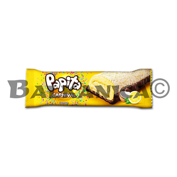 36 G BIZCOCHO CON MALVAVISCO DE LIMON Y COCO CARNIVAL PAPITA 36 G BIZCOCHO CON MALVAVISCO DE LIMON Y COCO CARNIVAL PAPITA