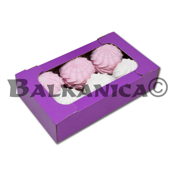 400 G ZEFIR BLANCO-ROSA RODYNA