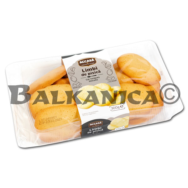 300 G LENGUAS DE GATO ACCASA 300 G LENGUAS DE GATO ACCASA