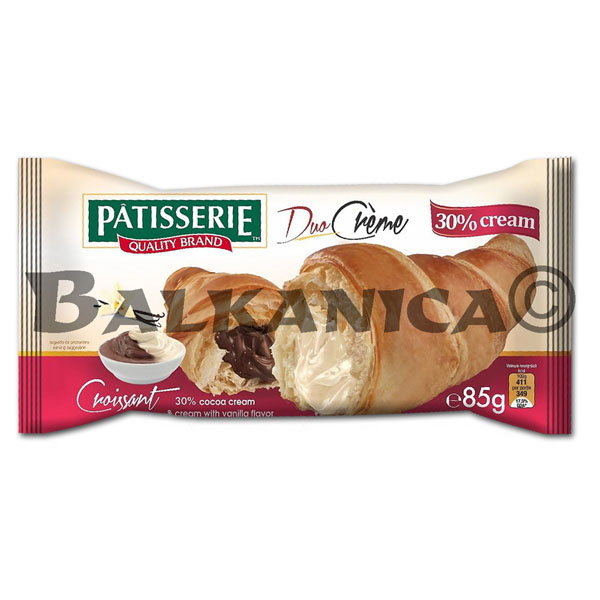 85 G CRUASAN CACAO Y VAINILLA DOBLE PATISSERIE DERPAN 85 G CRUASAN CACAO Y VAINILLA DOBLE PATISSERIE DERPAN