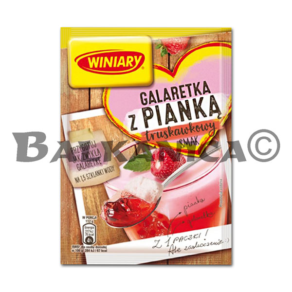 72 GR GELATINA FRESA CON ESPUMA WINIARY 72 GR GELATINA FRESA CON ESPUMA WINIARY