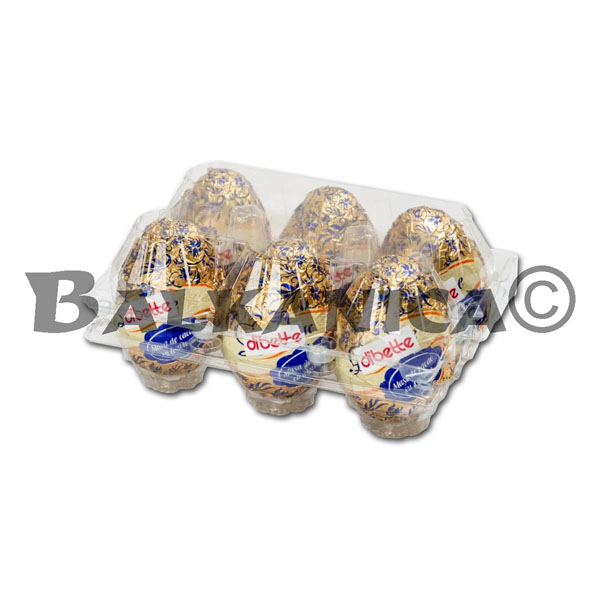 PACK (6 X 20 G) CHOCOLATE EGGS EASTER WITH FRUCTOSE CHOCO PACK