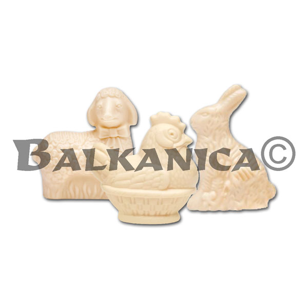 35 G FIGURINA DE PASCUA EN CHOCOLATE BLANCO ADIKAM 35 G FIGURINA DE PASCUA EN CHOCOLATE BLANCO ADIKAM