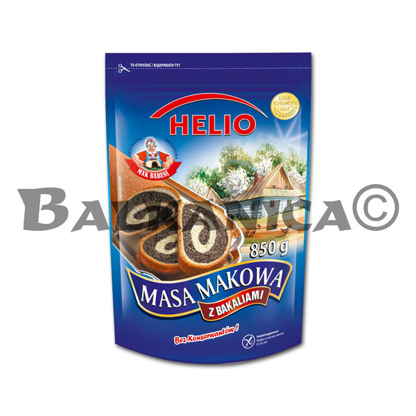 850 G RELLENO AMAPOLA CON FRUTAS SECAS DOYPACK HELIO