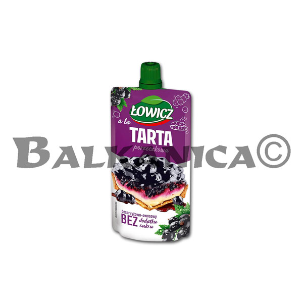 100 G MOUSSE DE ARROZ Y FRUTAS SABOR TARTA GROSELLA NEGRA LOWICZ