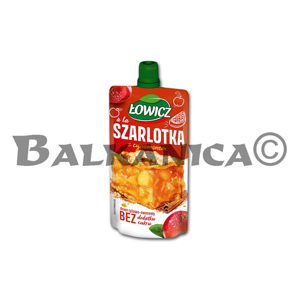 100 G MOUSSE DE ARROZ Y FRUTAS SABOR TARTA MANZANA Y CANELA LOWICZ