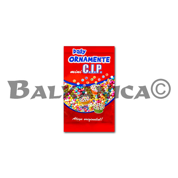 25 G ORNAMENTOS MINI CIP DAILY