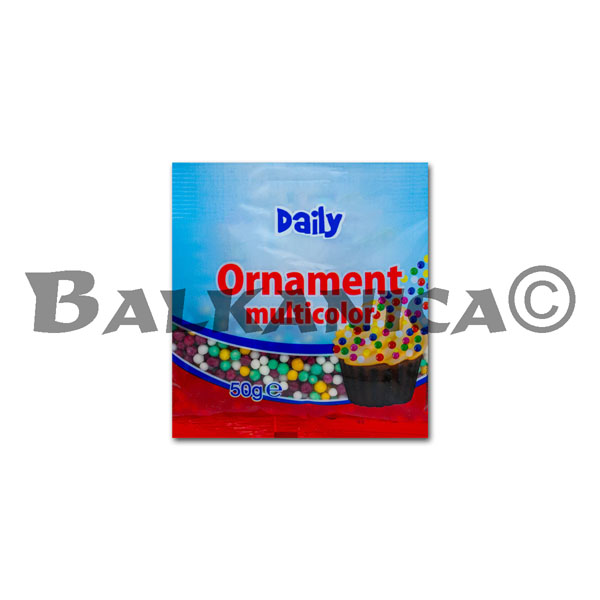 50 G ORNAMENTOS MULTICOLOR DAILY