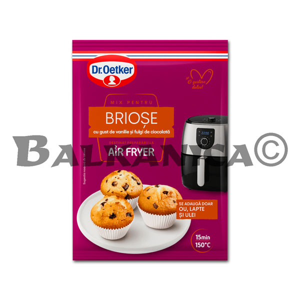 135 G MEZCLA DE BRIOCHE DE VAINILLA Y COPOS DE CHOCOLATE AIR FRYER DR. OETKER