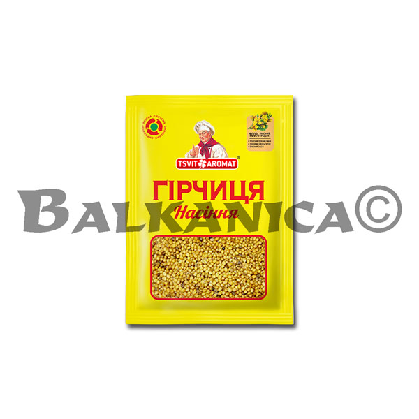 30 G SEMILLAS DE MOSTAZA TSVIT AROMAT 30 G SEMILLAS DE MOSTAZA TSVIT AROMAT