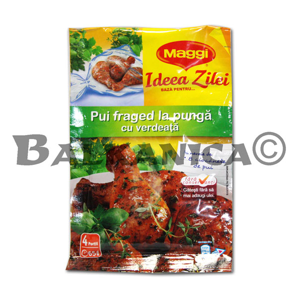 28 G BASE PARA POLLO TIERNO EN BOLSA CON VERDURAS MAGGI 28 G BASE PARA POLLO TIERNO EN BOLSA CON VERDURAS MAGGI