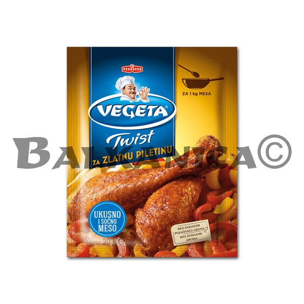 30 GR CONDIMENTO POLLO DORADO VEGETA TWIST 30 GR CONDIMENTO POLLO DORADO VEGETA TWIST